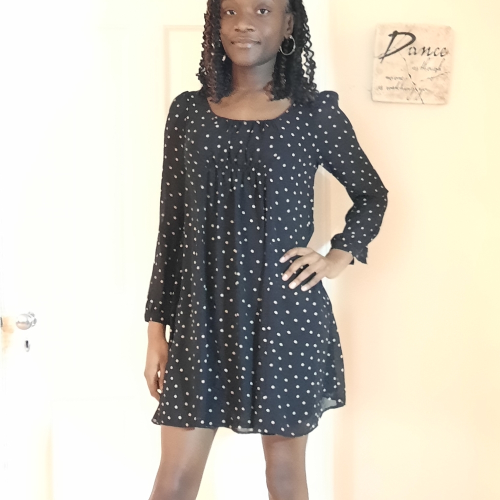 Chiffon Mini Dress - Picture 3 of 6